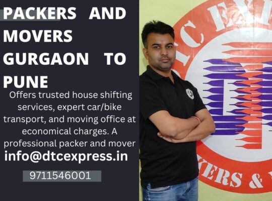 Book Packers and Movers in Gurgaon to Pune