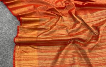 Buy Red Shining Saree Online At Best Price