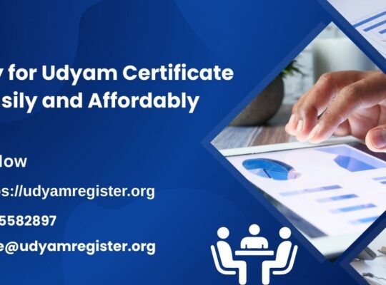 Apply for Udyam Certificate Easily and Affordably