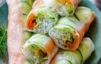 Salmon & Avocado Spring Roll