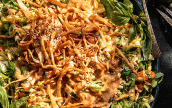 House Grilled Chicken Salad With Crunch Noodles