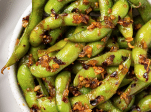 Garlic Edamame
