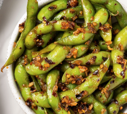 Garlic Edamame