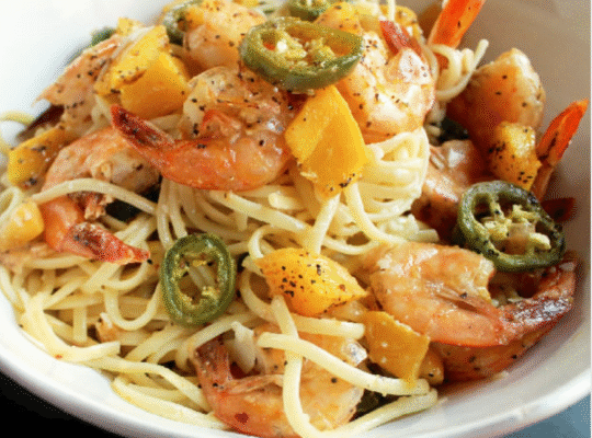 Grilled Shrimp Mango