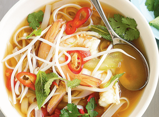 Hot-sour Shrimp Noodle Soup