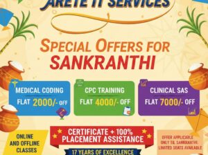 Sankranthi Special Offer on Medical Coding, CPC & Clinical SAS – Arete IT Services