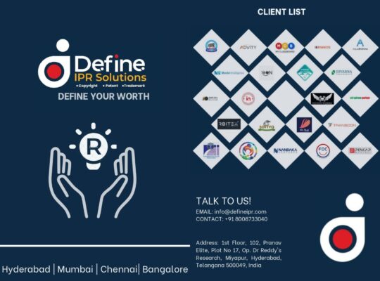 DEFINE IPR Solutions – Trusted Experts in IPR & Intellectual Property Rights Protection