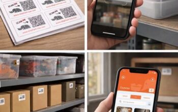 Organize Your Home with Elephant Trax Smart QR Labels
